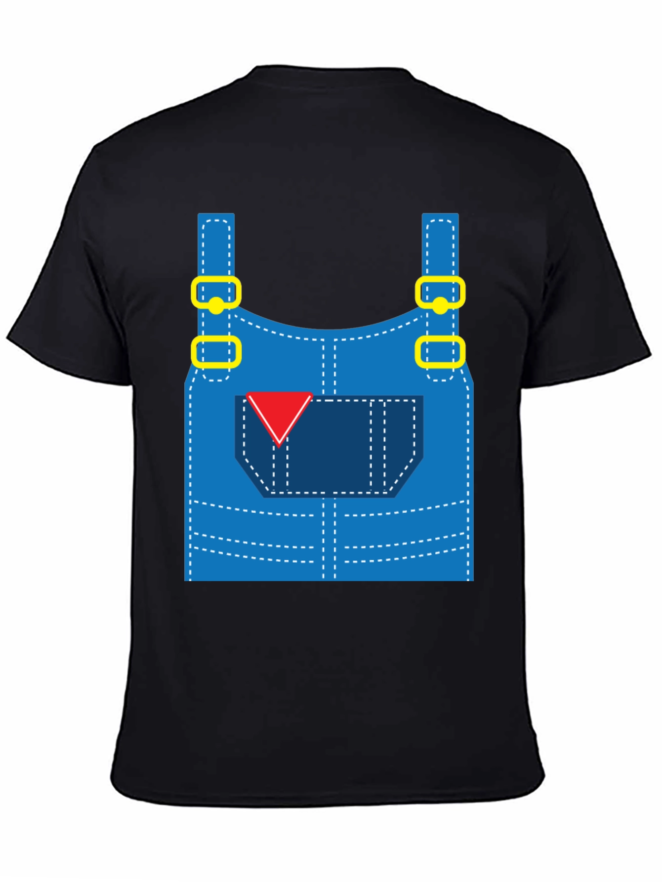 Funny Overalls Costume Graphic T-Shirt