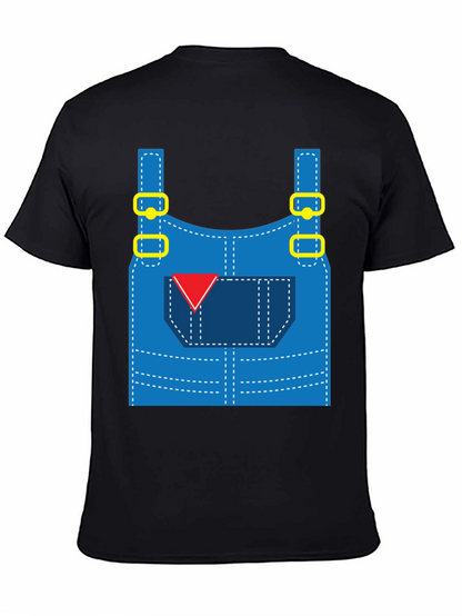 Funny Overalls Costume Graphic T-Shirt