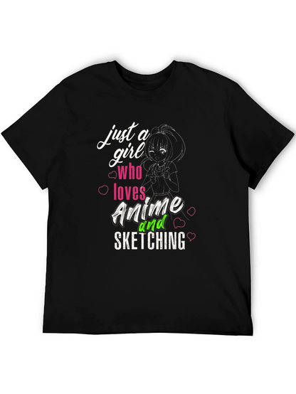 Anime & Sketching Graphic Tee