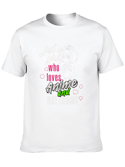 Anime & Sketching Graphic Tee