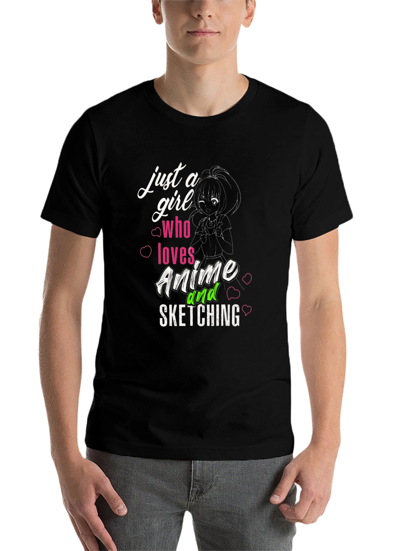 Anime & Sketching Graphic Tee