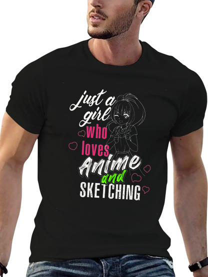 Anime & Sketching Graphic Tee