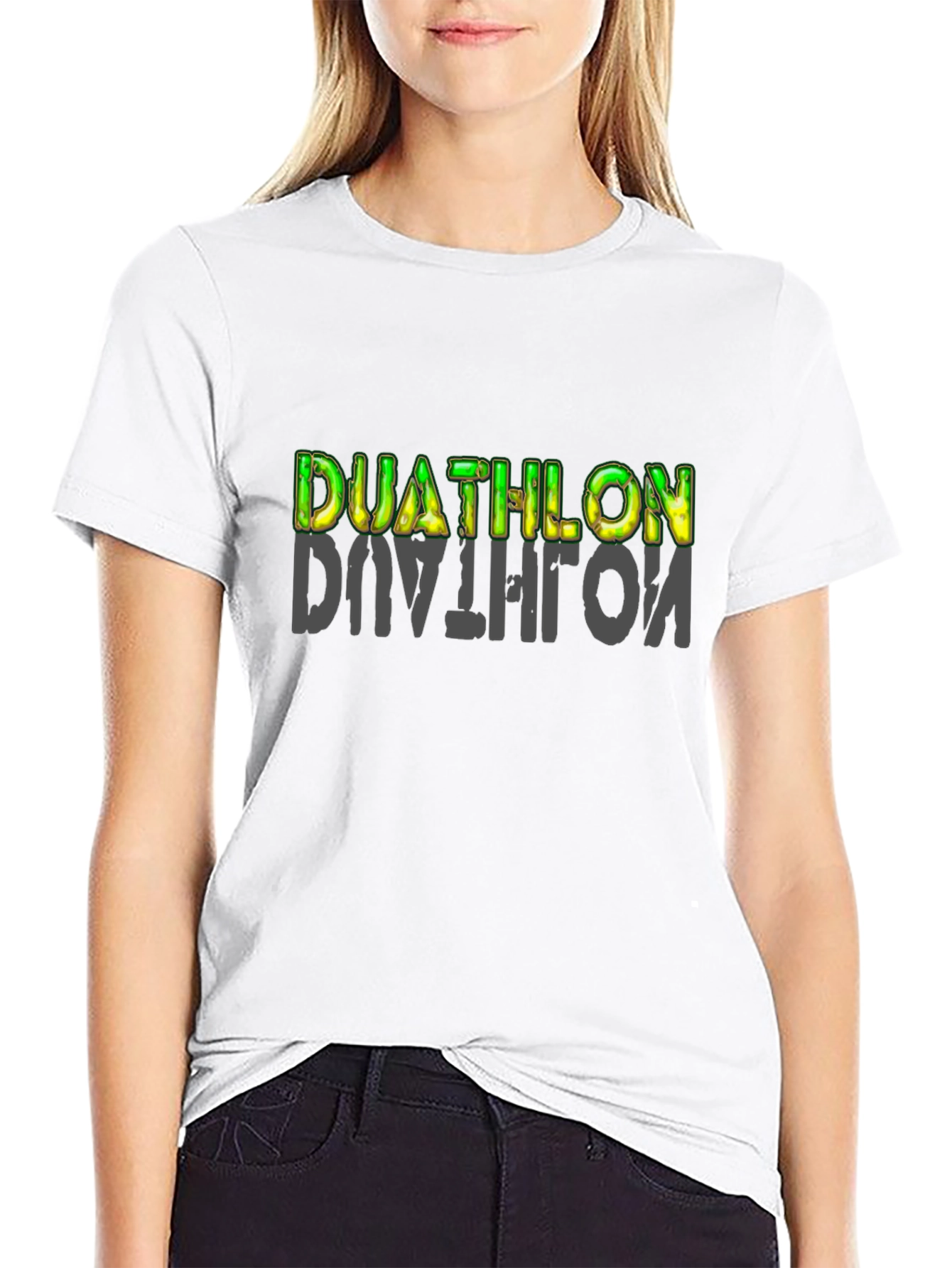 Duathlon Graphic T-Shirt - Black