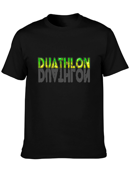 Duathlon Graphic T-Shirt - Black
