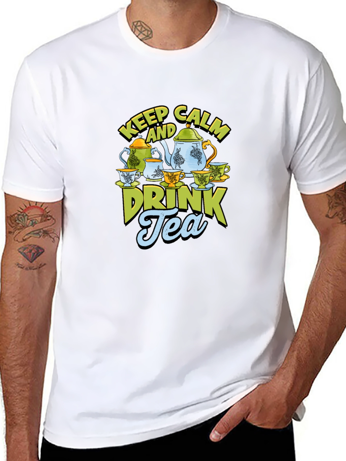 Keep Calm and Drink Tea T-Shirt