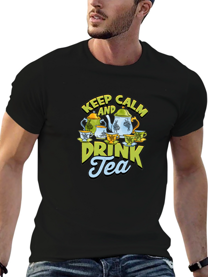 Keep Calm and Drink Tea T-Shirt
