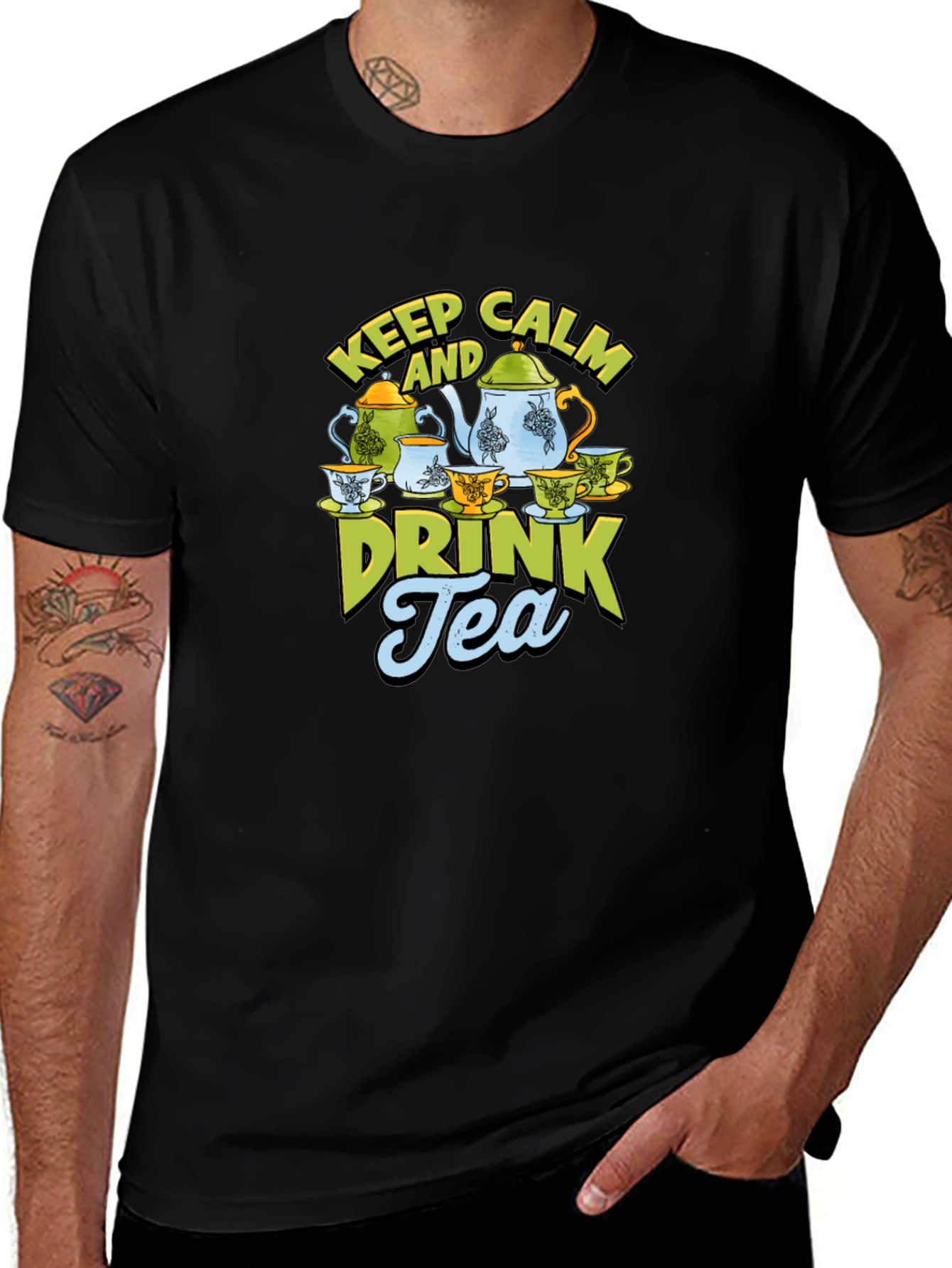 Keep Calm and Drink Tea T-Shirt