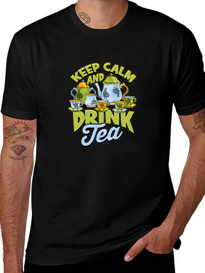 Keep Calm and Drink Tea T-Shirt