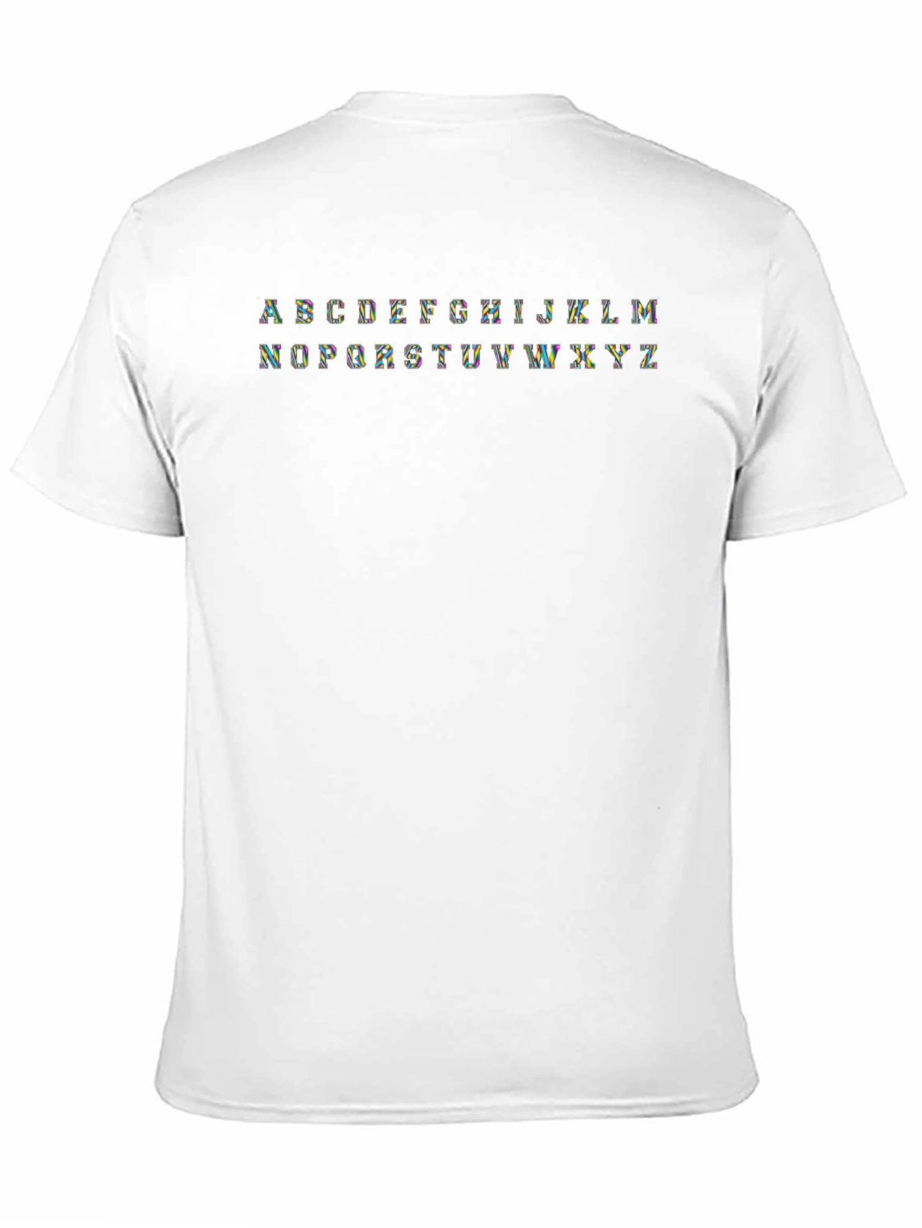 Alphabet Tee - Rainbow Letter Shirt