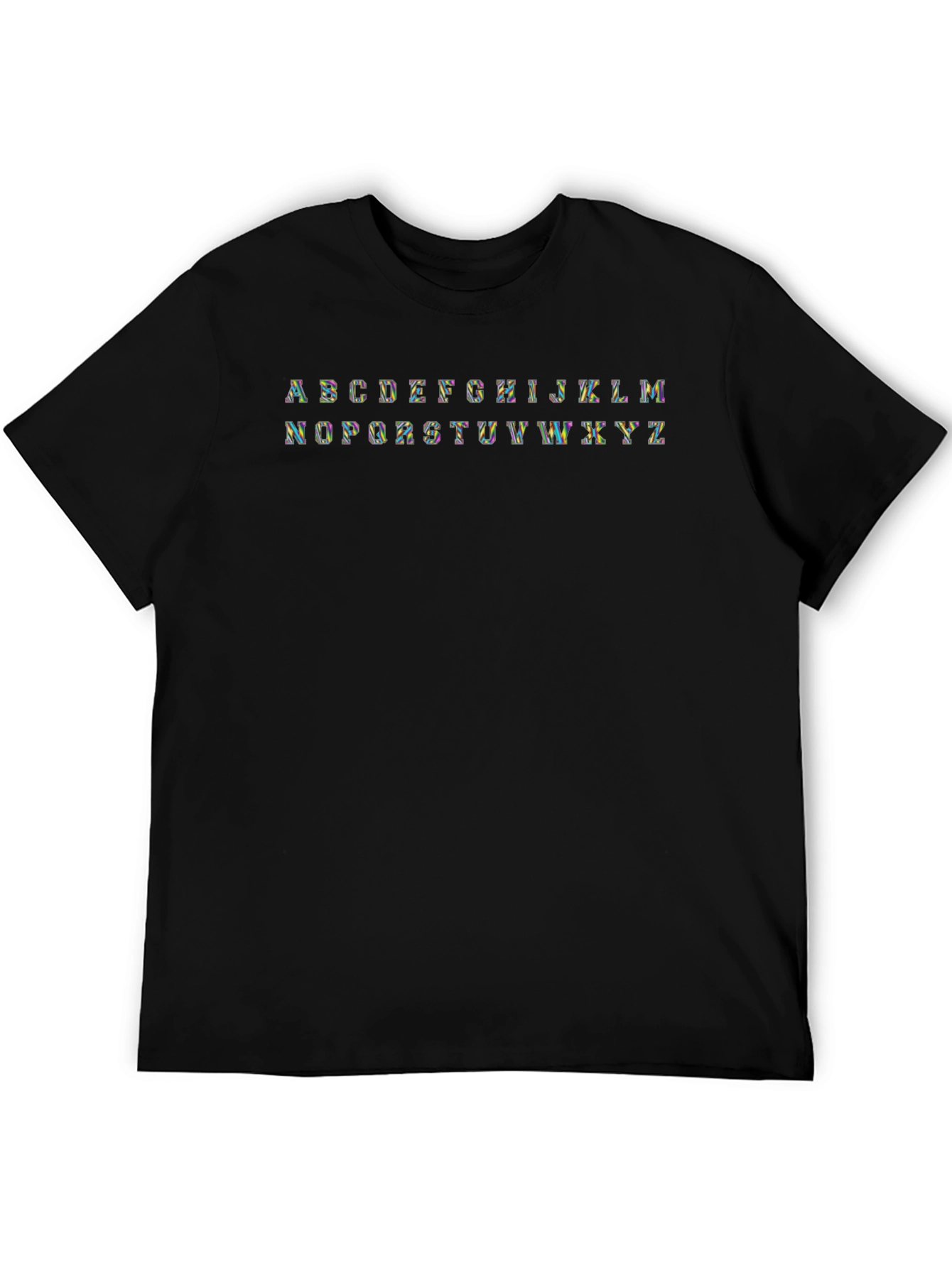 Alphabet Tee - Rainbow Letter Shirt