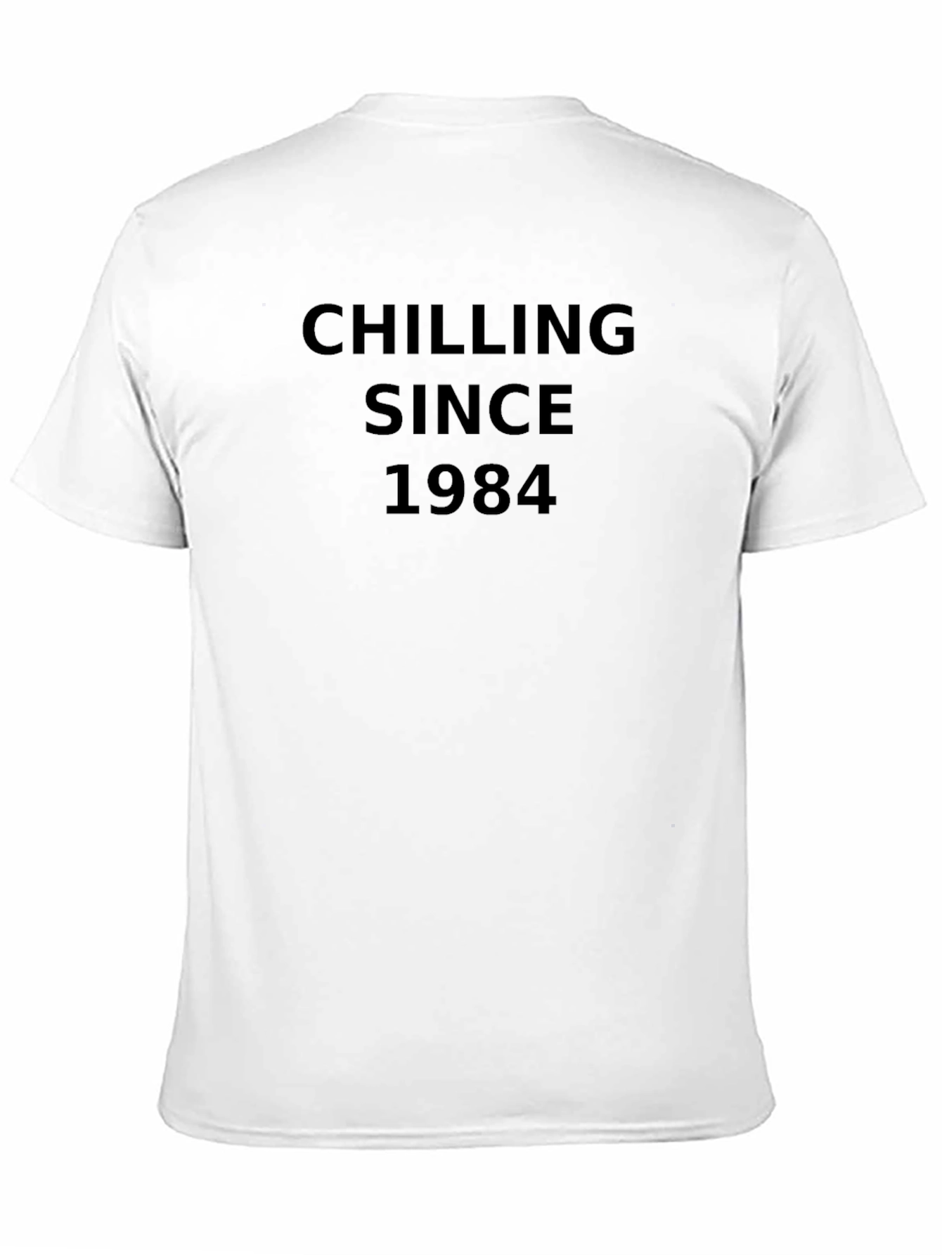 Chilling Since 1984 Black T-Shirt