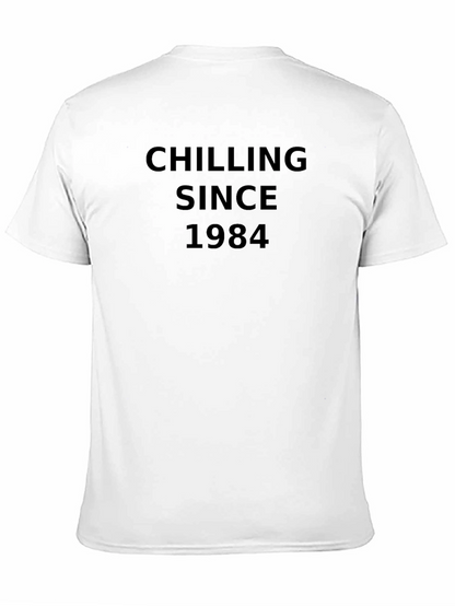Chilling Since 1984 Black T-Shirt