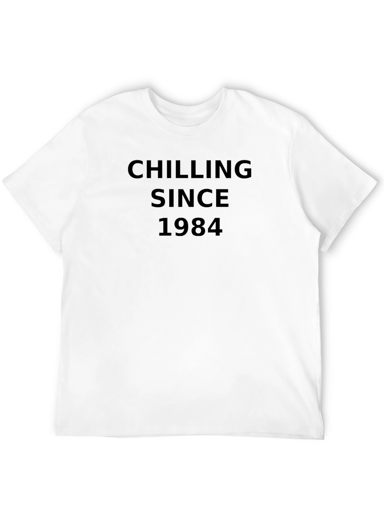 Chilling Since 1984 Black T-Shirt