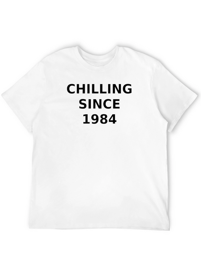 Chilling Since 1984 Black T-Shirt