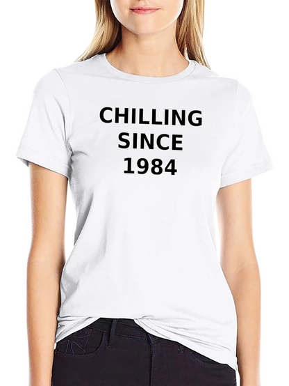 Chilling Since 1984 Black T-Shirt