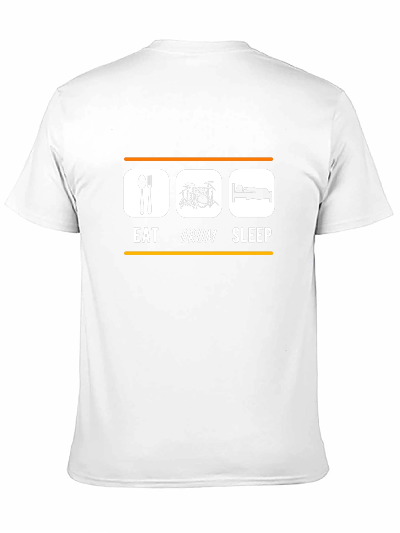 Eat Drum Sleep T-Shirt - Black Cotton Tee