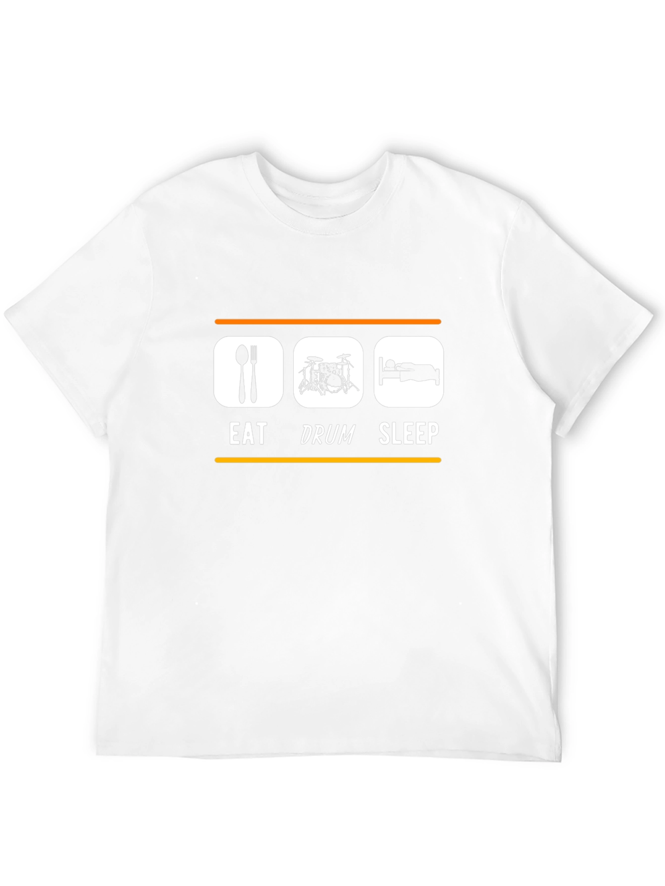 Eat Drum Sleep T-Shirt - Black Cotton Tee