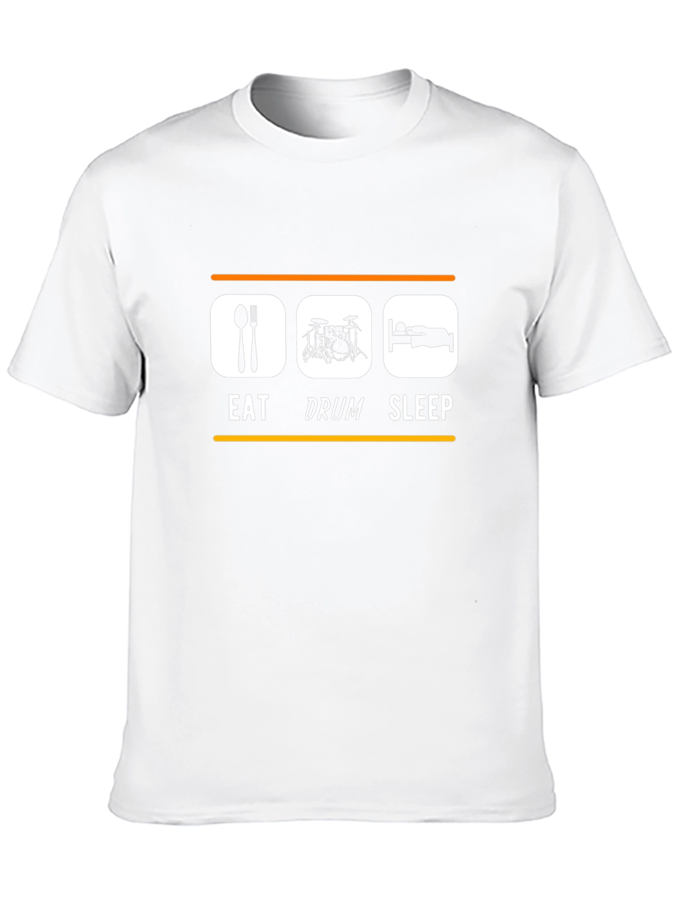 Eat Drum Sleep T-Shirt - Black Cotton Tee