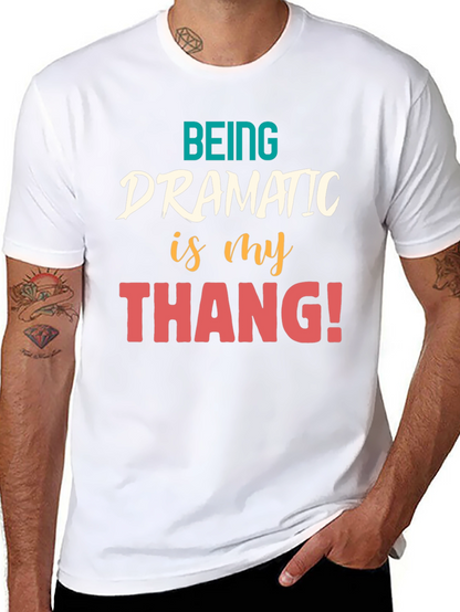 Dramatic Thang Graphic Tee - Black