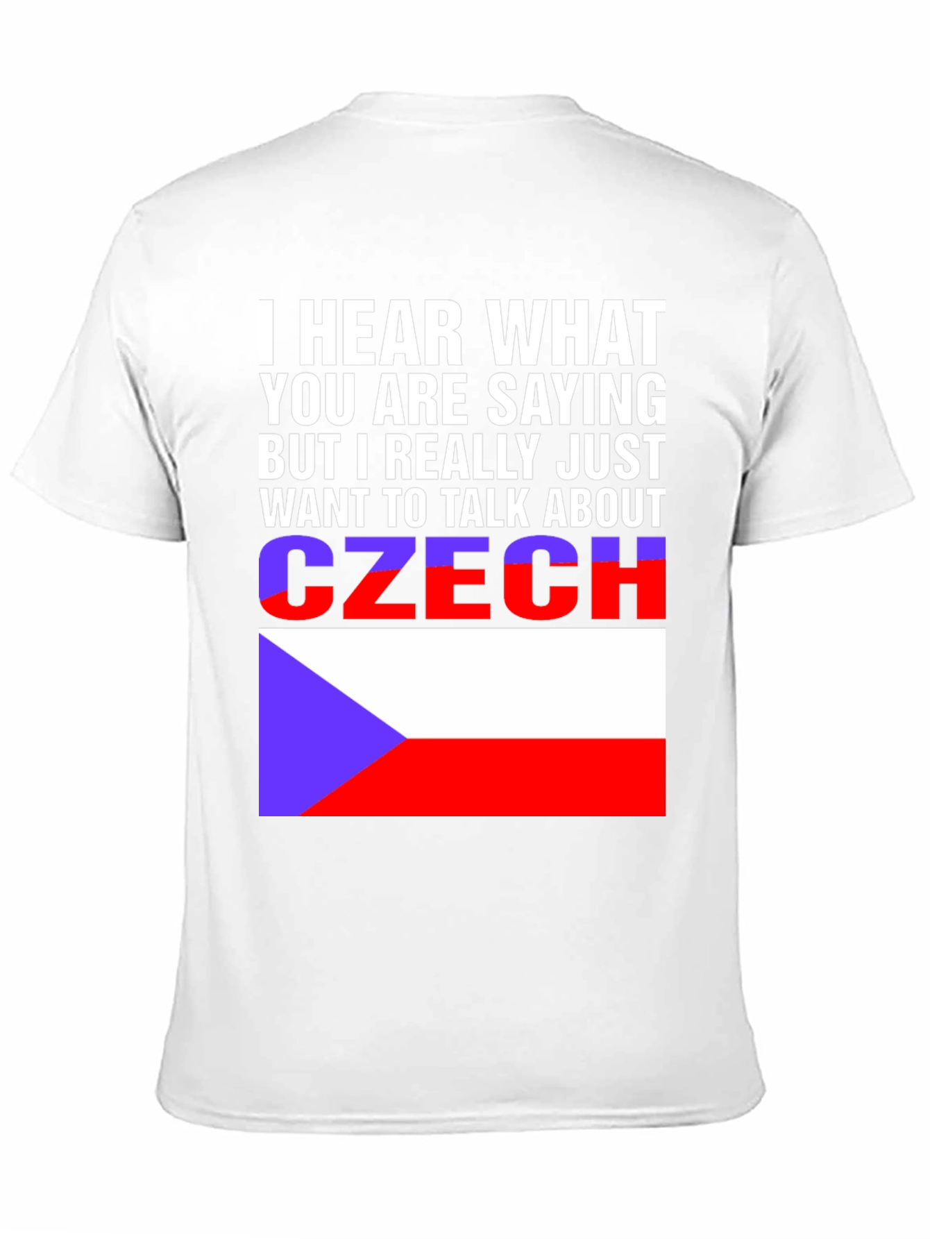 Czech Republic Flag T-Shirt - Talk About Czechia Tee