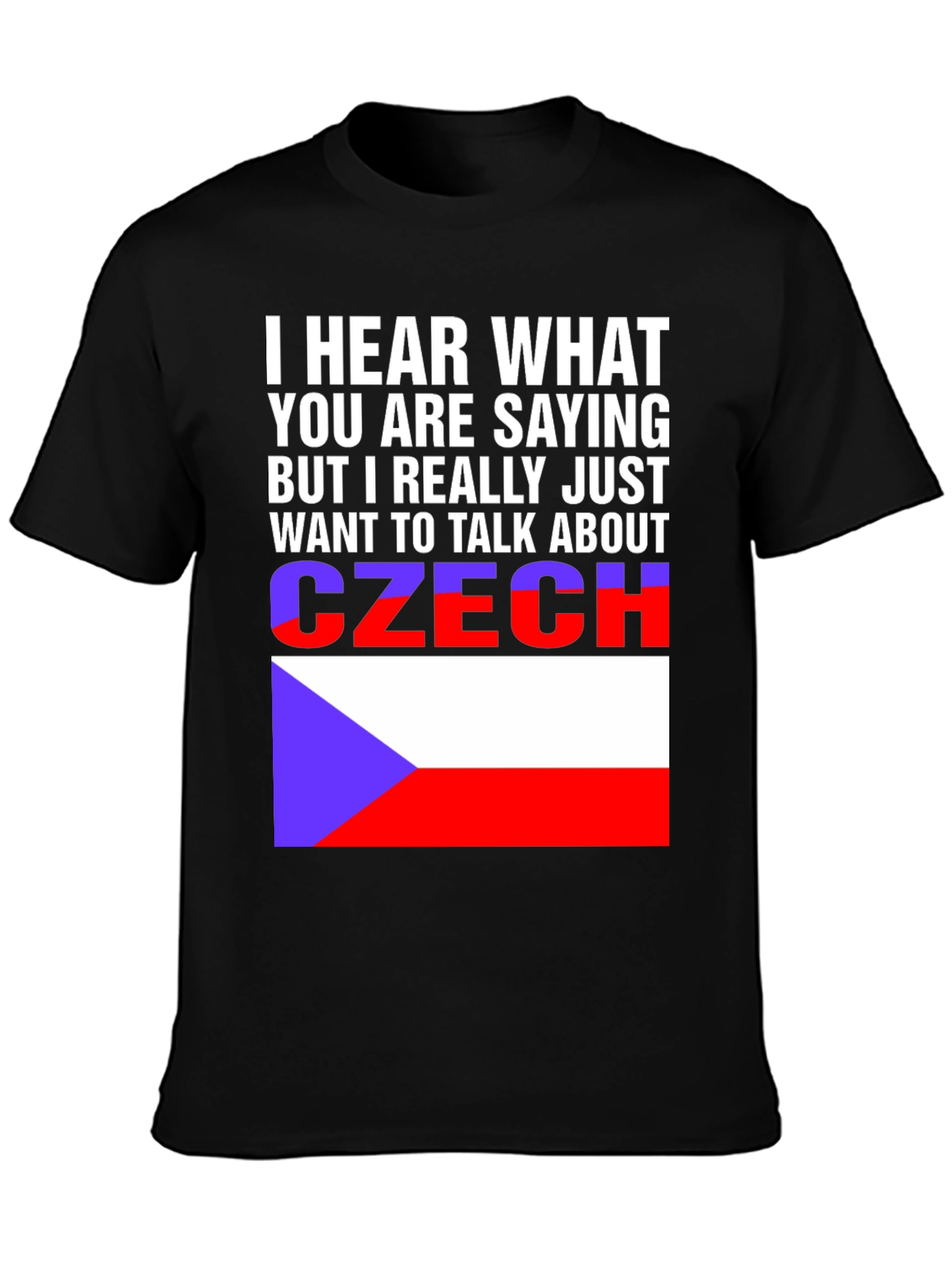 Czech Republic Flag T-Shirt - Talk About Czechia Tee