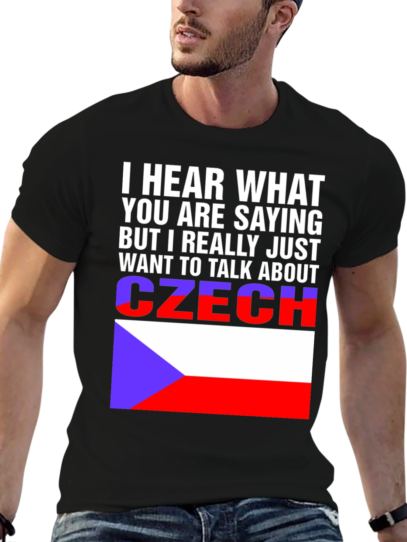 Czech Republic Flag T-Shirt - Talk About Czechia Tee