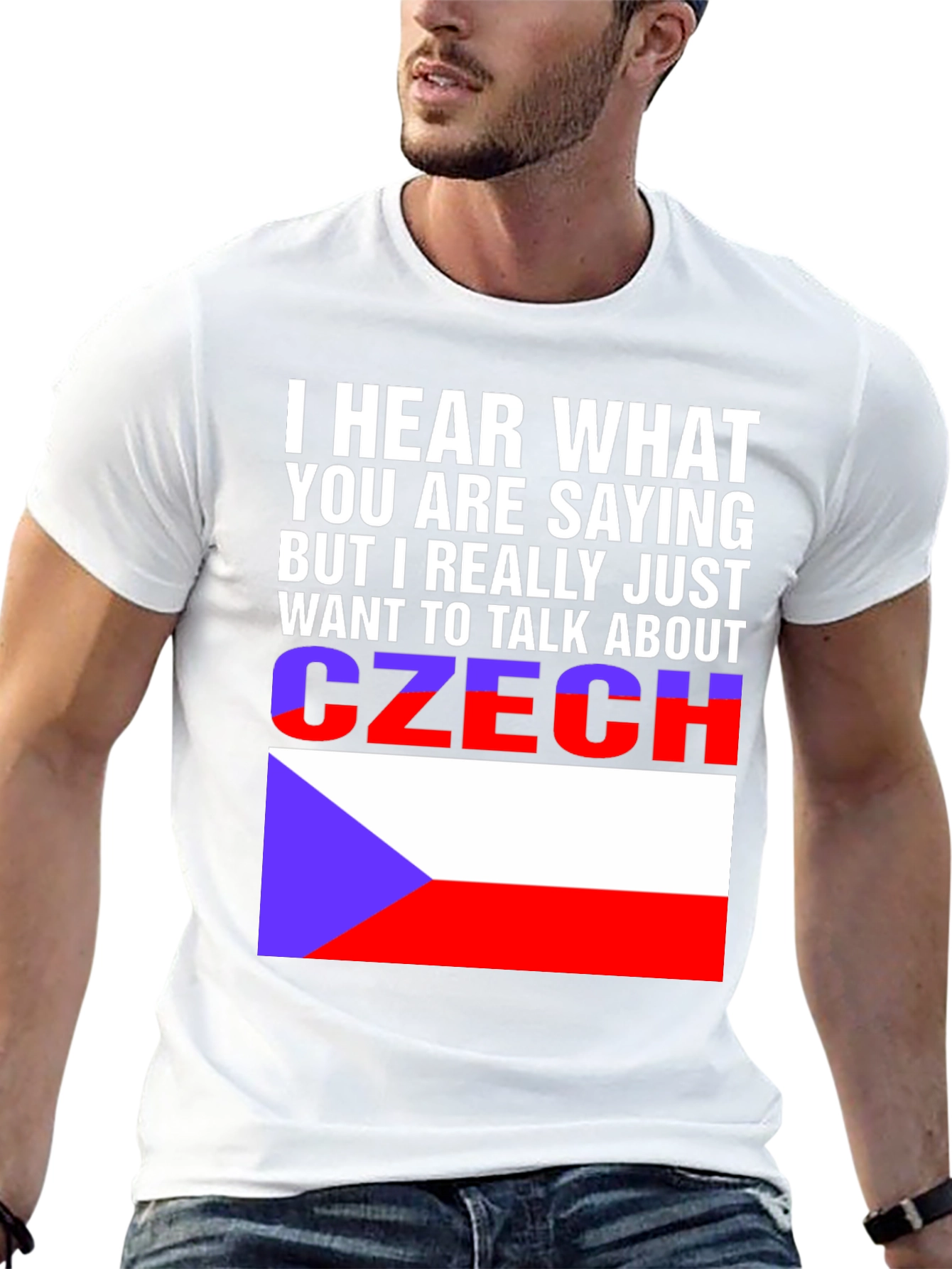 Czech Republic Flag T-Shirt - Talk About Czechia Tee
