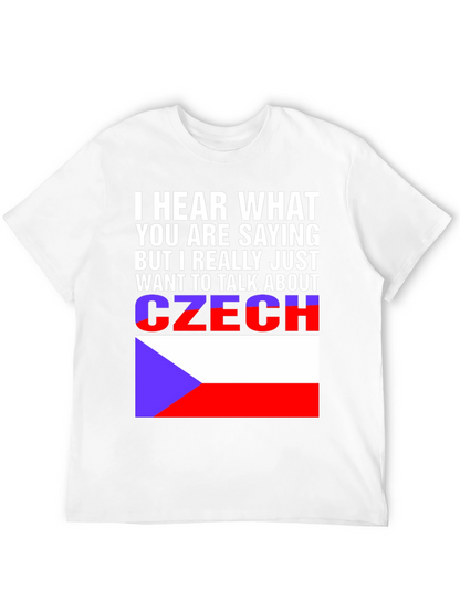 Czech Republic Flag T-Shirt - Talk About Czechia Tee