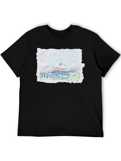 Artistic Landscape Print Tee