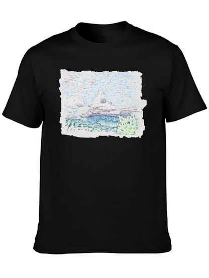 Artistic Landscape Print Tee