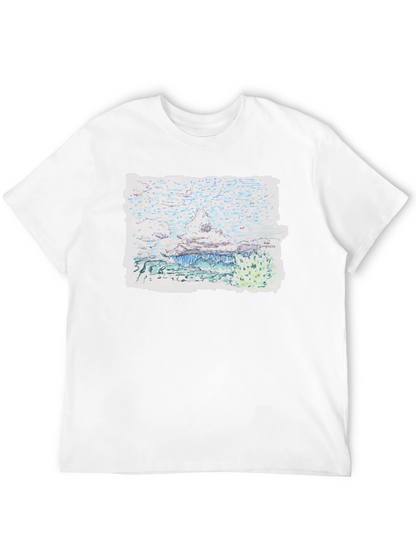 Artistic Landscape Print Tee
