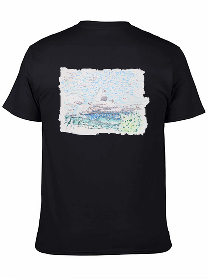 Artistic Landscape Print Tee