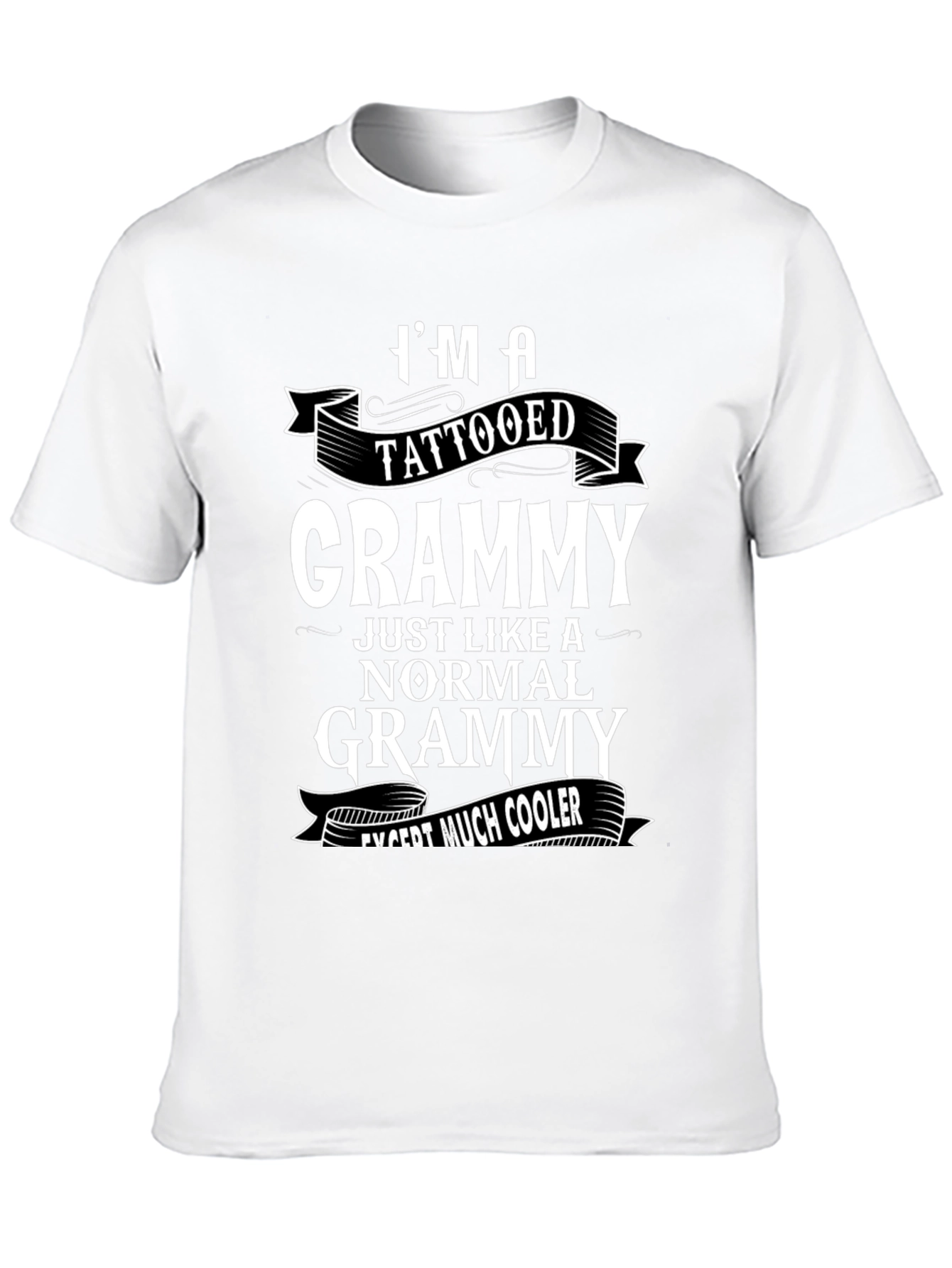 Tattooed Grammy Graphic T-Shirt - Cool Grandma Tee