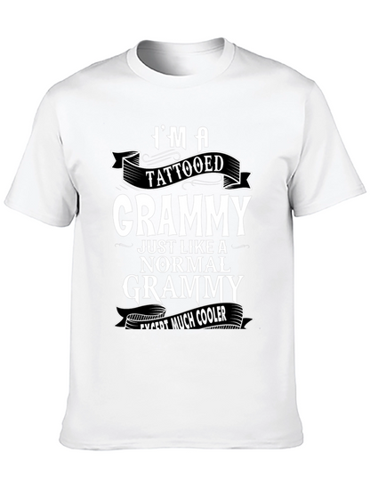 Tattooed Grammy Graphic T-Shirt - Cool Grandma Tee