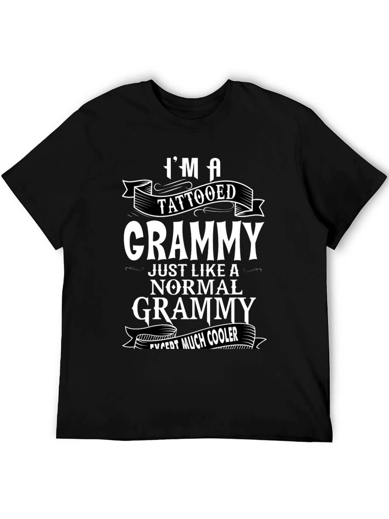 Tattooed Grammy Graphic T-Shirt - Cool Grandma Tee