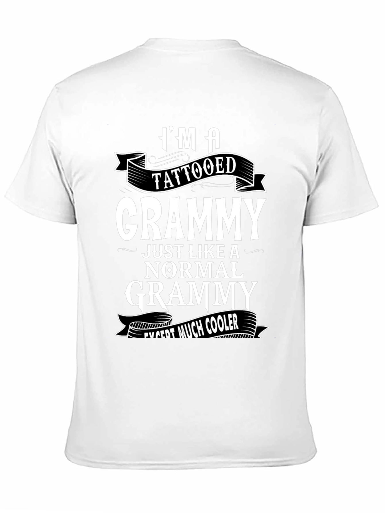 Tattooed Grammy Graphic T-Shirt - Cool Grandma Tee
