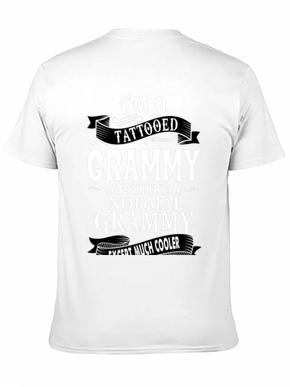 Tattooed Grammy Graphic T-Shirt - Cool Grandma Tee