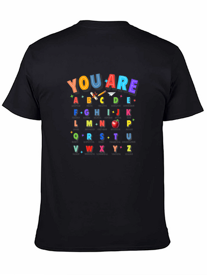Alphabet Teacher T-Shirt | You Are ABCDE