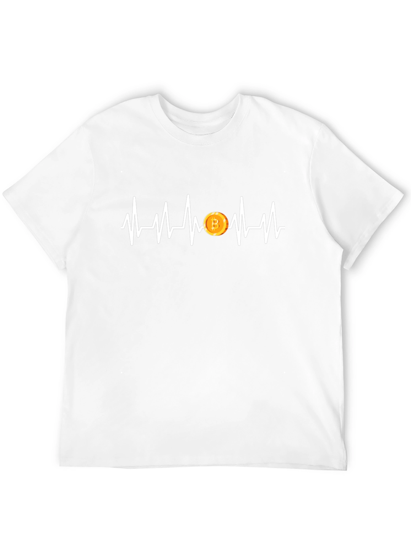 Bitcoin Heartbeat T-Shirt - Crypto Lover Tee