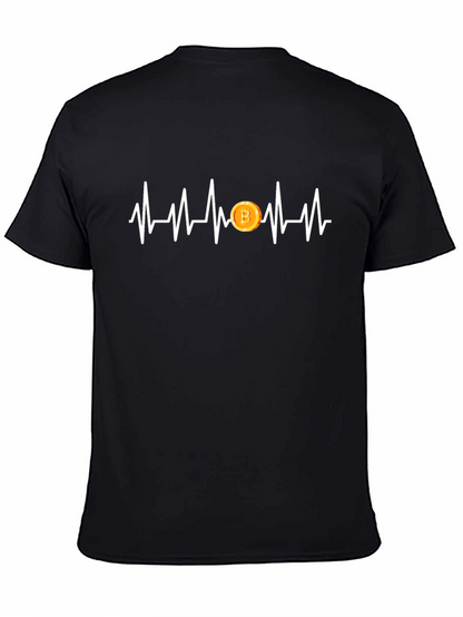 Bitcoin Heartbeat T-Shirt - Crypto Lover Tee