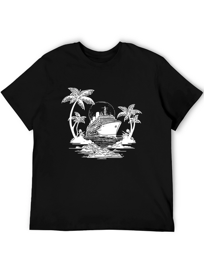 Cruise Ship Graphic T-Shirt - Island Getaway