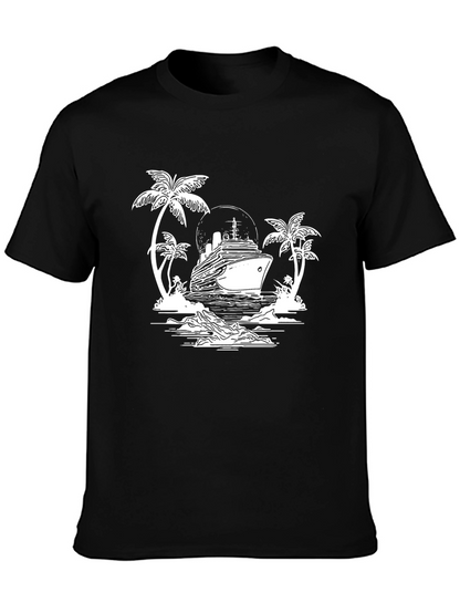 Cruise Ship Graphic T-Shirt - Island Getaway