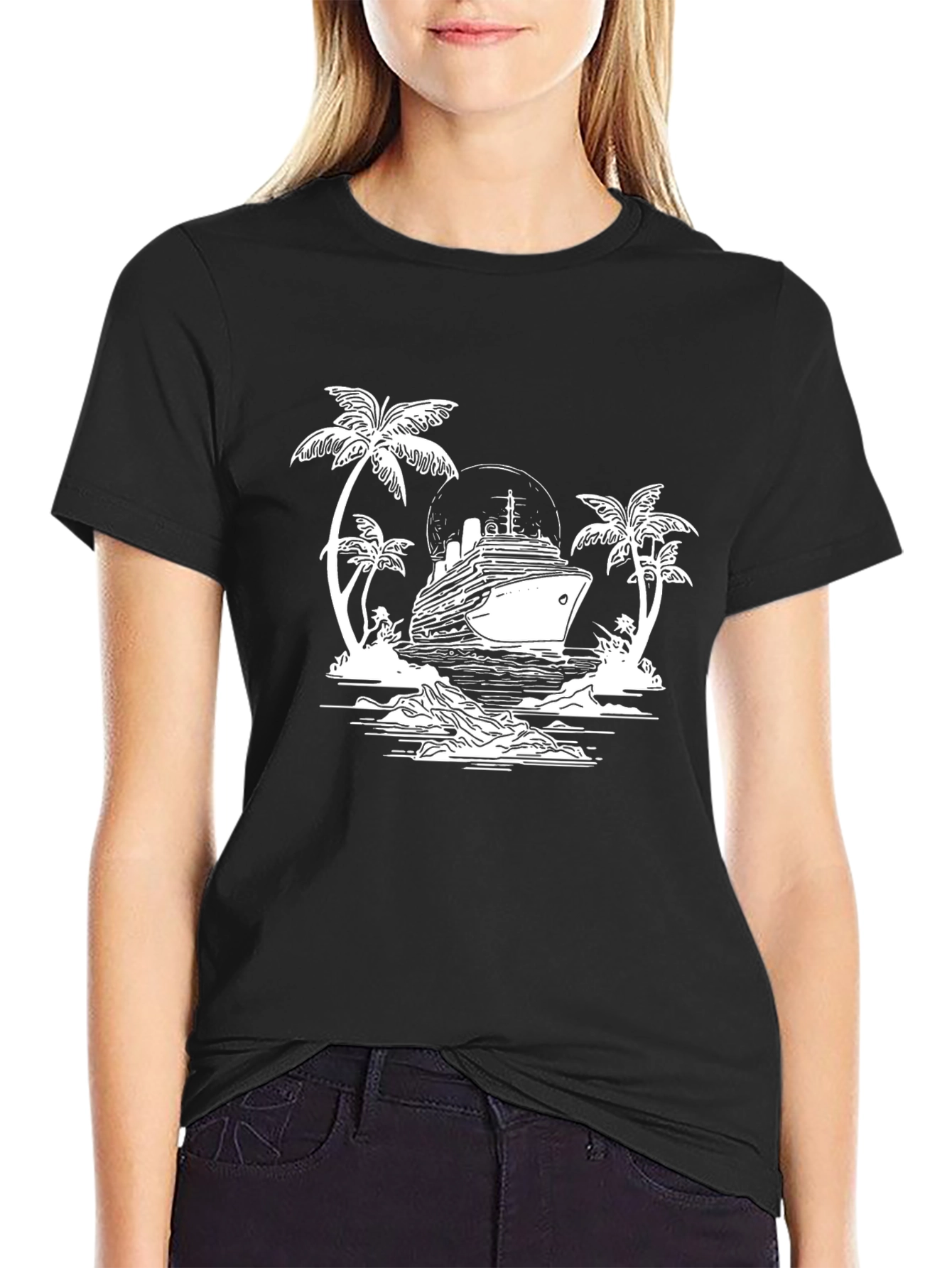 Cruise Ship Graphic T-Shirt - Island Getaway