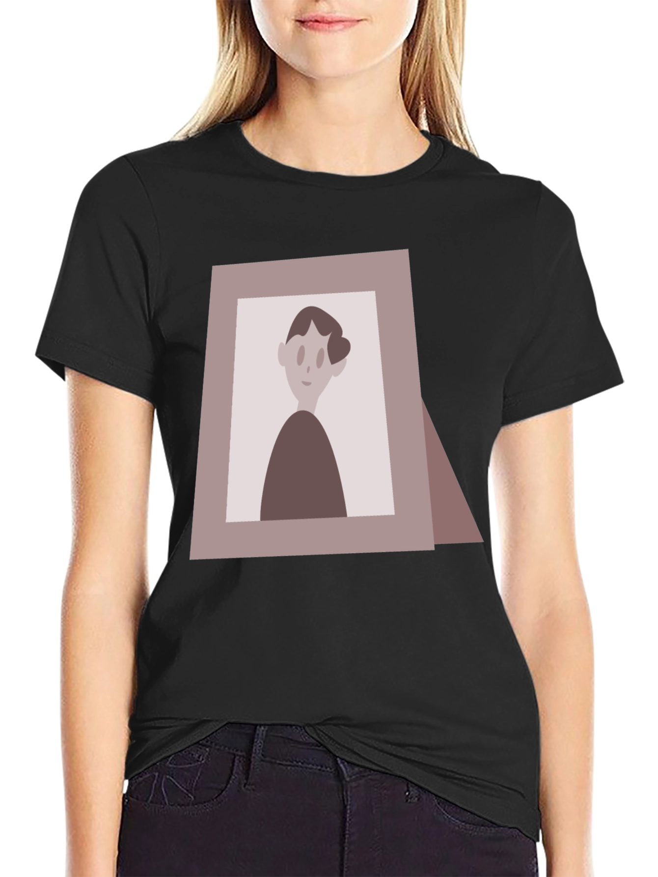 Retro Portrait Graphic T-Shirt