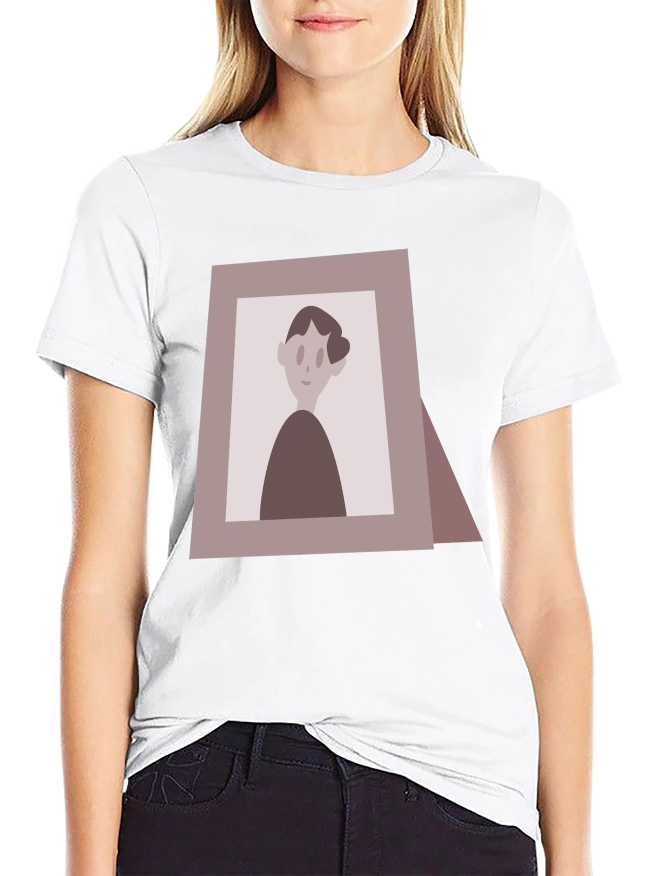Retro Portrait Graphic T-Shirt