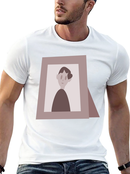 Retro Portrait Graphic T-Shirt