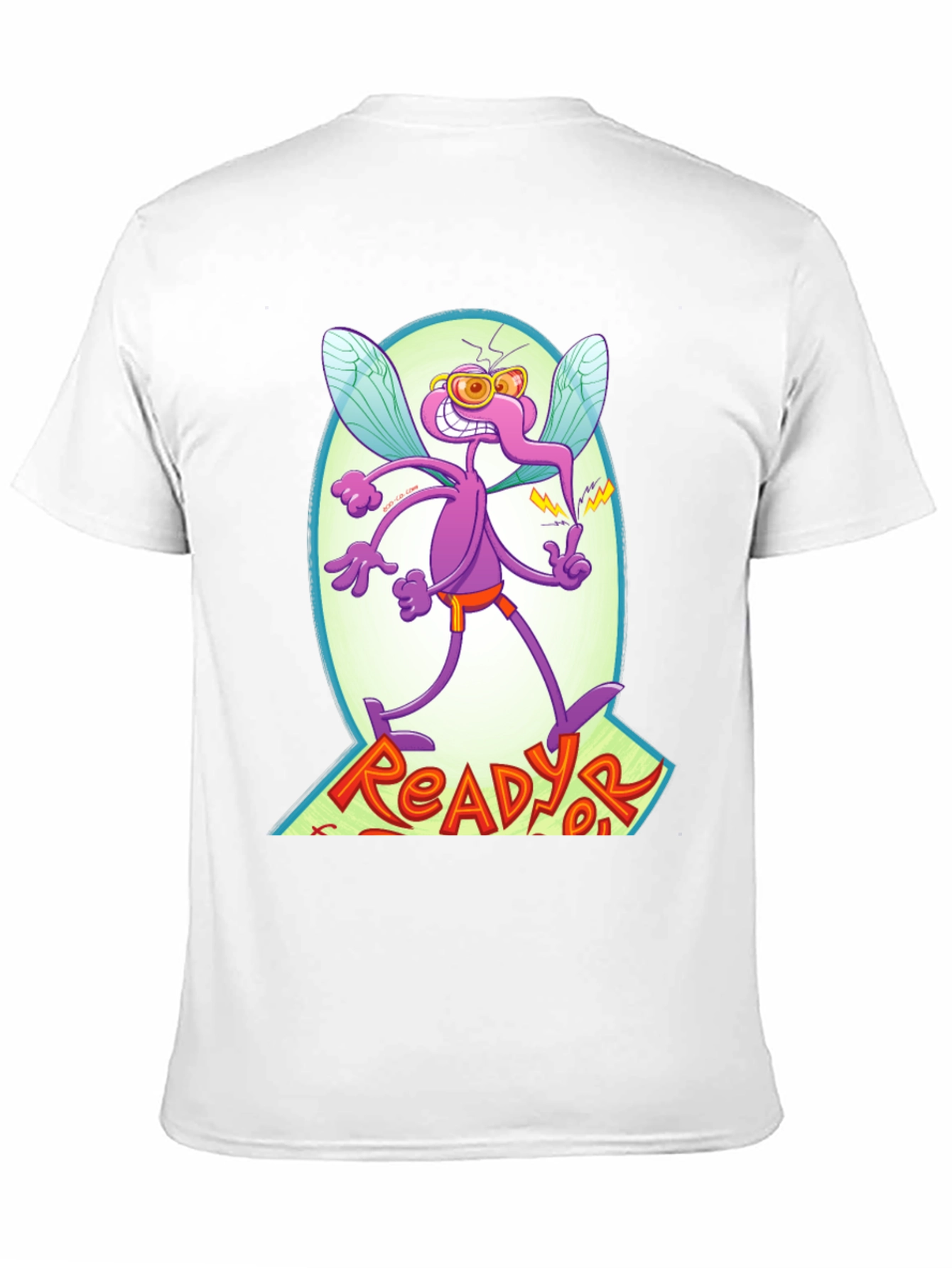 ReadyorNot! Graphic T-Shirt - Retro Cartoon Design