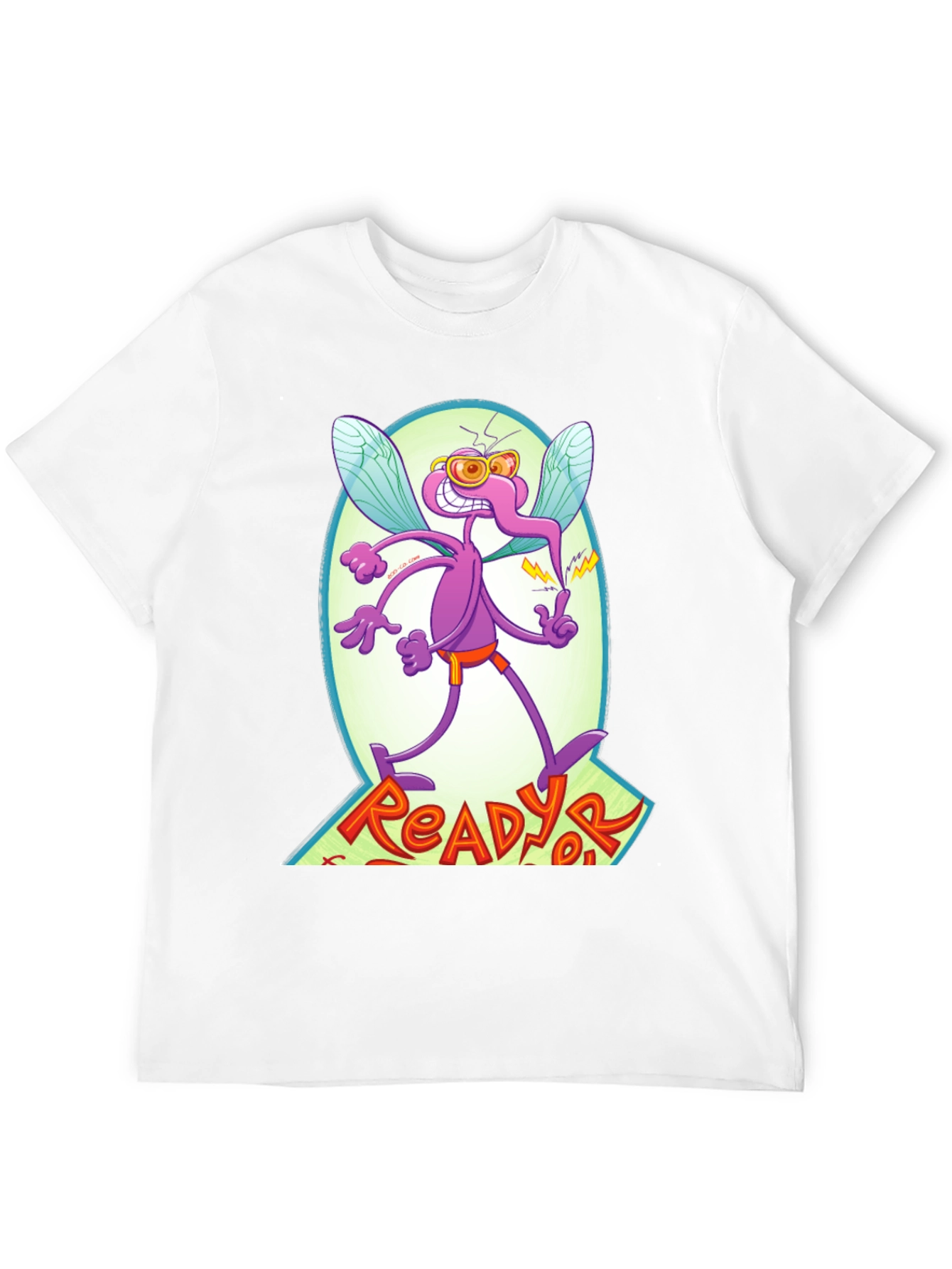 ReadyorNot! Graphic T-Shirt - Retro Cartoon Design