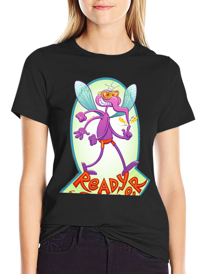 ReadyorNot! Graphic T-Shirt - Retro Cartoon Design