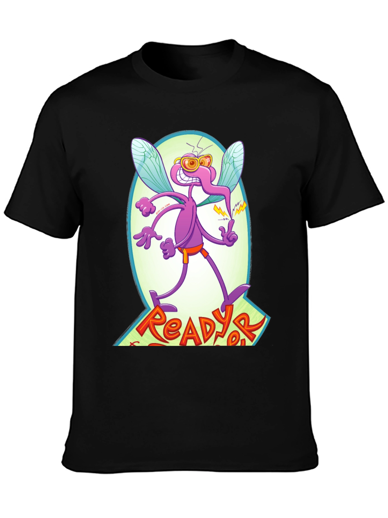 ReadyorNot! Graphic T-Shirt - Retro Cartoon Design